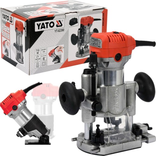 КРОМКОФРЕЗЕРНИЙ ВЕРСТАТ YATO 710W + АКСЕСУАРИ YT-82390