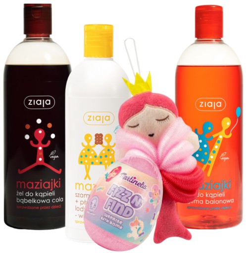 ZIAJA MAZIAJKI КОСМЕТИЧНИЙ НАБІР ДЛЯ ДІТЕЙ, подар