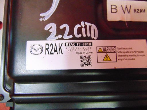 MAZDA 3 II BL 2.2 CITD Centralina computer Motore