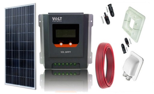 ZS140MPPT10 - Комплект сонячних батарей 140W MPPT 12V