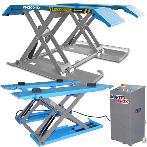 МОБИЛЬНАЯ АВТОМОБИЛЬНАЯ МАСТЕРСКАЯ НОЖНИЧНЫЙ ПОДЪЕМНИК NORTEC PRO PN3001D