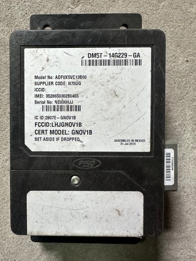 Контроллер интерфейсного модуля ford dm5t-14g229-ga оригинал