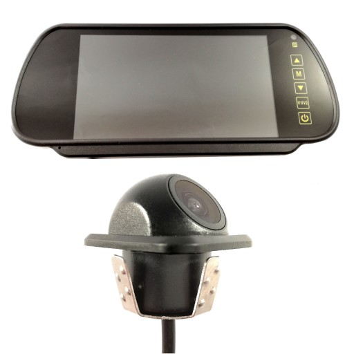 Монитор 7 дюймов Камера заднего вида передняя задняя комплект 12V