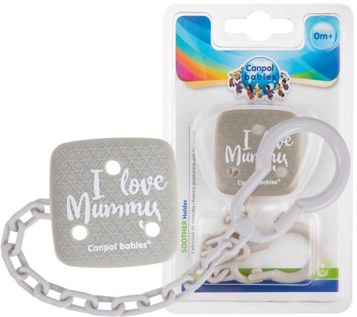 Тримач для соски Canpol Babies, сірий