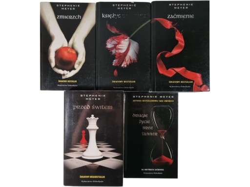 Zdjęcie egzemplarza: Zmierzch 1-4 + Drugie Życie Bree Tanner / Stephenie Meyer