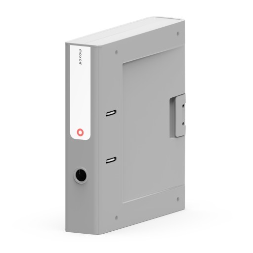 Папка для документів А4 70 мм світло-сіра