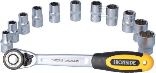 НАБІР ГАЙКОВИХ КЛЮЧІВ 12 ГОЛОВОК 10-22