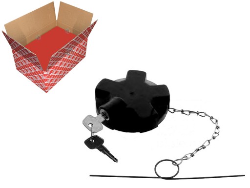 11563 - КРИШКА ПАЛИВНОГО БАКА (ШИРИНА 60 ММ З КЛЮЧЕМ БЕЗ КЛЮЧА