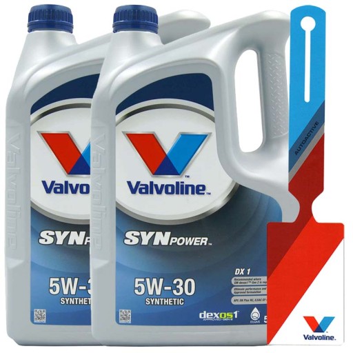 VALVOLINE SYNPOWER 5W30 DX1 DEXOS1 МАСЛО 5W-30 10л