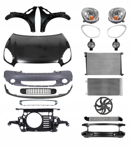 3974 - КАПОТ НА ЛАМПУ Mini Countryman Cooper R60 2010-2016