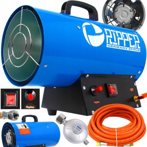 ГАЗОВИЙ НАГРІВАЧ ПОВІТРОДУВКА НАГРІВАЧ 15KW ШЛАНГ