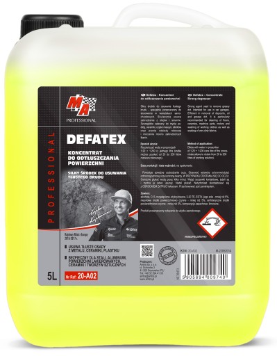 MA PROFESSIONAL DEFATEX ЗНЕЖИРЮВАЛЬНИЙ КОНЦЕНТРАТ 5л