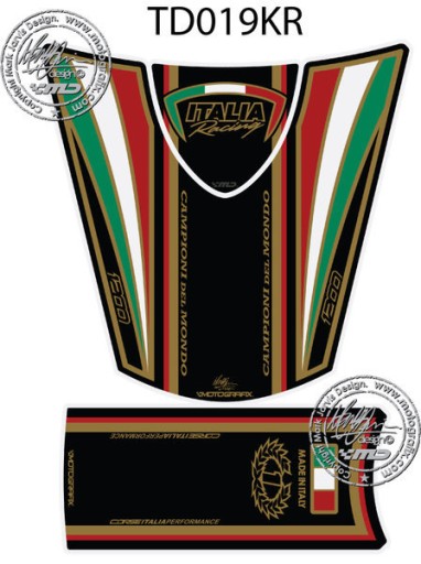 TANKPAD MOTOGRAFIX Ducati Diavel 1200 2011-2015