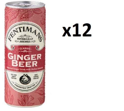 Fentimans Ginger Beer puszka 250ml x 12szt. ZESTAW