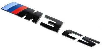 51138076874 - OE BMW ЗАДНЯЯ ЭМБЛЕМА ЧЕРНАЯ BMW M3 CS F80