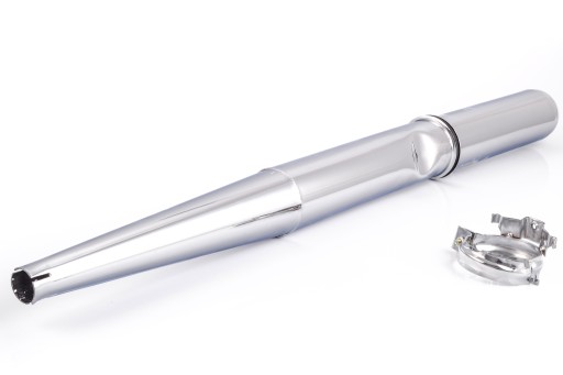 84119 - Simson S51 эндуро Silencer EXHAUST CHROME + зажим