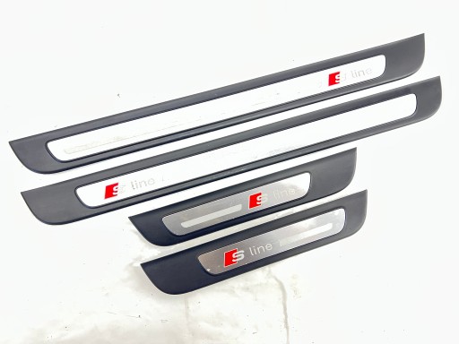 AUDI A7 C7 4G8 10-18 mouldings threshold caps S-LINE inner KOMPLET