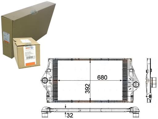 BRH8ML 376 - ИНТЕРКУЛЕР BEHR-HELLA RENAULT LAGUNA 2.2 BEHR HEL