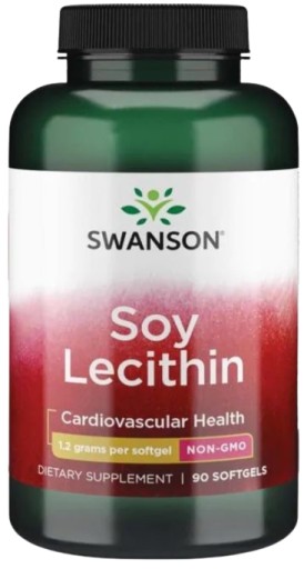 Swanson Lecitín 1200mg Mozog Pamäť Cholesterol