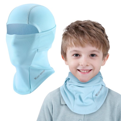 Maska termiczna narciarska Maski narciarskie dla dzieci niebieski
