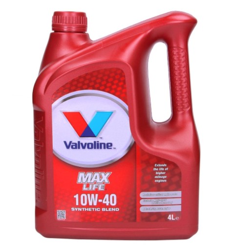 Масло VALVOLINE MAXLIFE 10W40 4л.