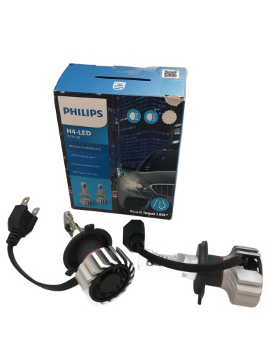 1365131 - Philips Ultinon Pro6000 H4-светодиодная лампа 5800к 2 шт.