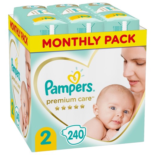 Підгузки Pampers Premium Care розмір 2 4-8 кг 240 шт.