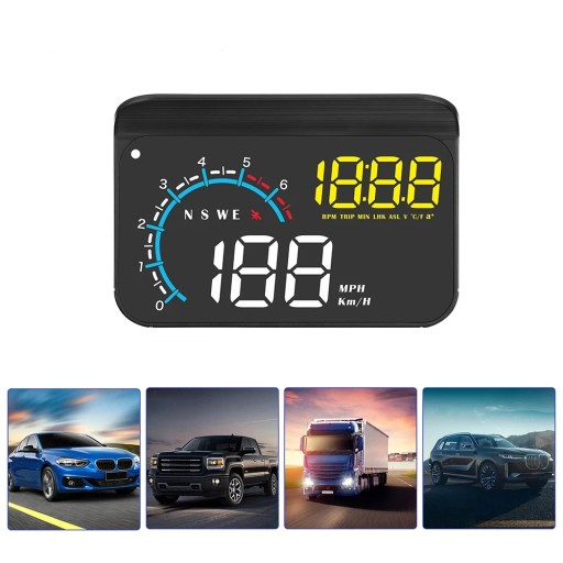 LED LCD HUD ПРОЕКТОР ДИСПЛЕЙ OBD2 GPS C800