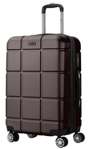 Велика валіза Indivitems ABS XHA160 КОРИЧНЕВИЙ XL 91 л