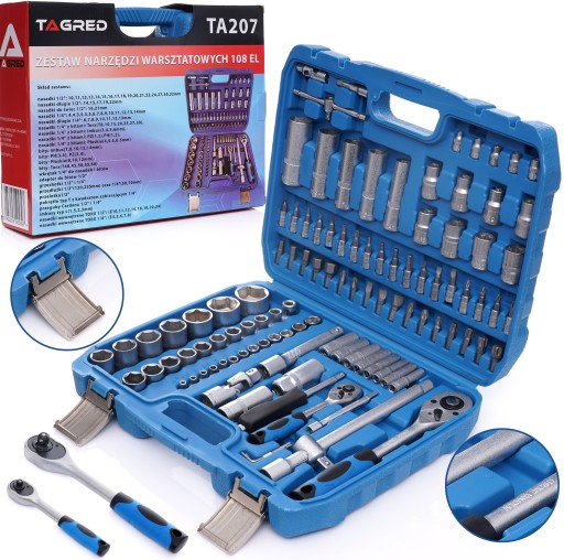 НАБОР ГАЕЧНЫХ КЛЮЧЕЙ TORX TAGRED 108 EL
