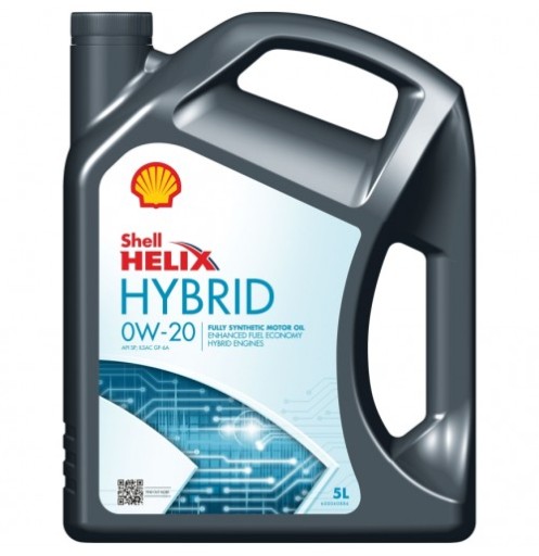 SHELL HELIX HYBRID OIL 0W20 5л