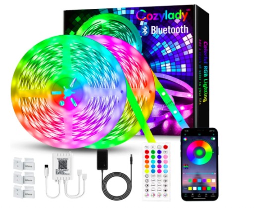 Cozylady Inteligentne diody LED Bluetooth STEROWANE aplikacją paski LED