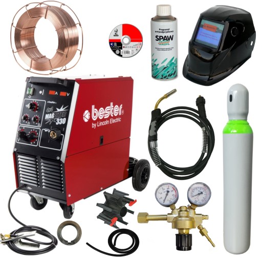 Migomat зварювальний апарат mig BESTER Magster 330 4x4 посилка