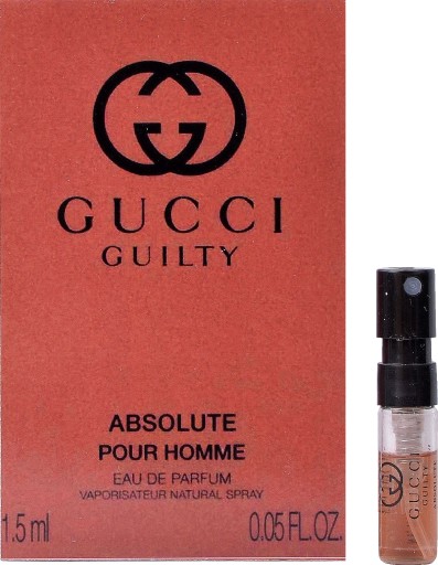 gucci guilty absolute pour homme woda perfumowana 1.5 ml   