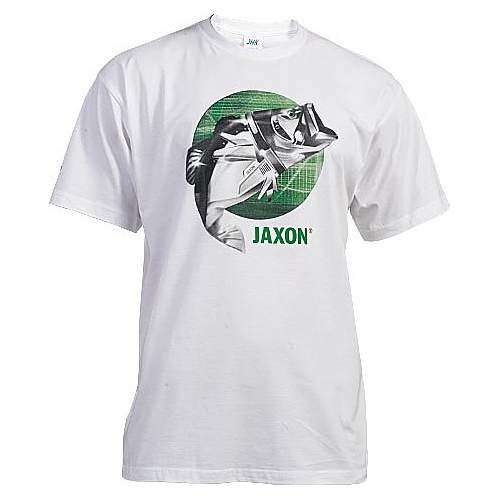 Футболка Jaxon БІЛА З РИБКОЮ UR-KB002 короткий рукав розмір S