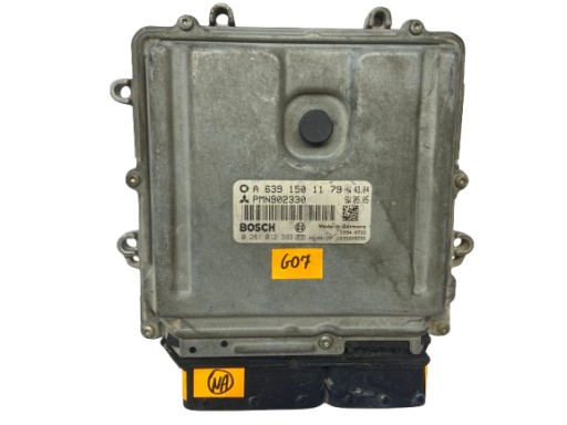 Smart 454 forfour комп'ютер контролер двигуна a6391501179 6391501179 g07