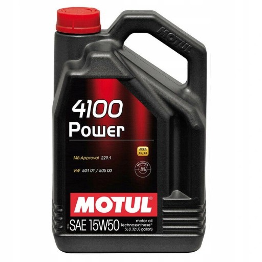 МОТОРНЕ МАСЛО 15W-50 4100 POWER MOTUL 5L