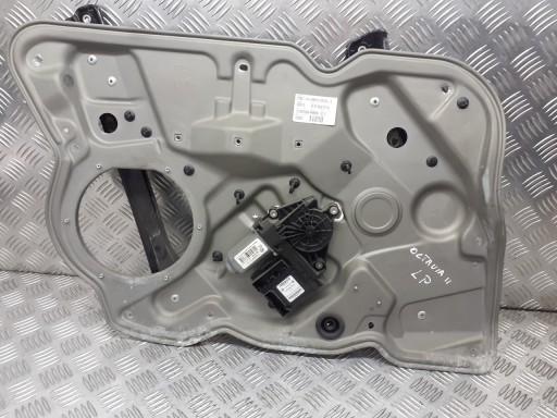 Стеклоподъемник левый передний skoda octavia ii 1.6 1z1837655k