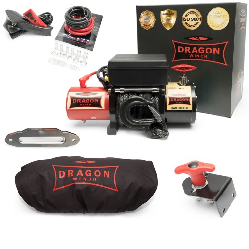 ЕЛЕКТРИЧНА ЛЕБІДКА 12V АВТОМОБІЛЬНА СИНТЕТИЧНА