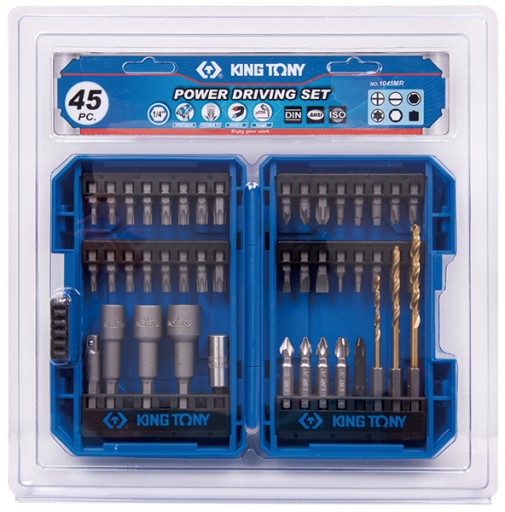 Набір викруток KING TONY 1/4 45ele