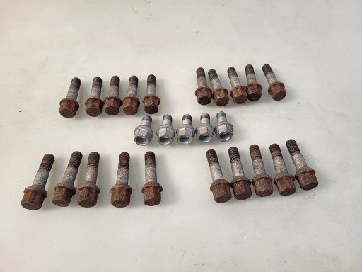 screw wheels screws pin szpilki dojazdowki komplet MERCEDES SLK R171