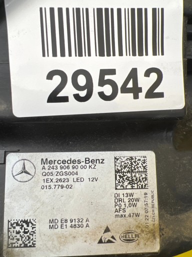 far desna Mercedes EQB EQA W243 Full Led A2439069000