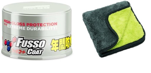 SOFT99 FUSSO COAT 12 МЕСЯЦЕВ ЛЕГКАЯ ВОСКОВАЯ МИКРОФИБРА