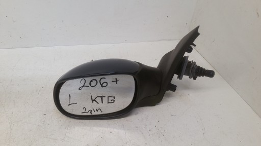mirror left 2 PIN grzane manually Peugeot 206+