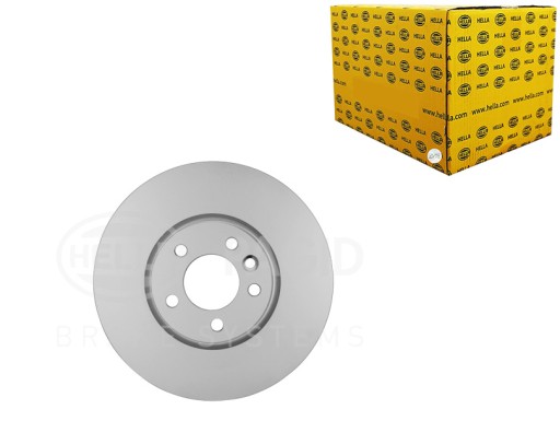 8DD 355 - ТОРМОЗНЫЕ ДИСКИ 2 ШТ. ОКРАШЕННЫЕ ВЫСОКОУГЛЕРОДНЫЕ VW T5 T6 HELLA