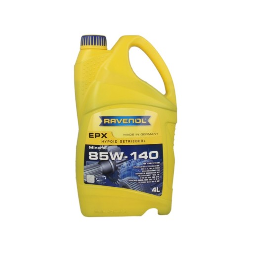 Масло трансмиссионное ravenol epx 85w140 gl-5, 4 л