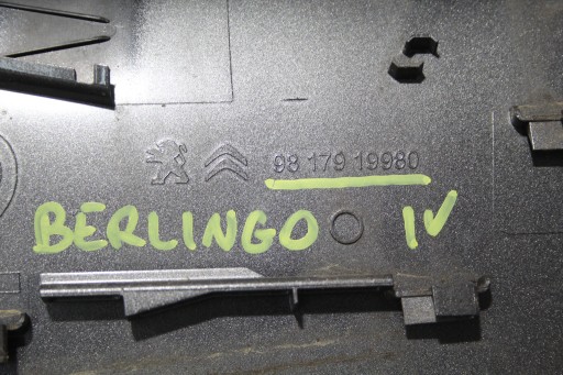 Tankklappe des Kraftstoffsbehälters CITROEN BERLINGO IV 4 9817919980