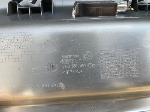 cover spoiler seat light VW T6 MULTIIVAN 7H0881697C as new original