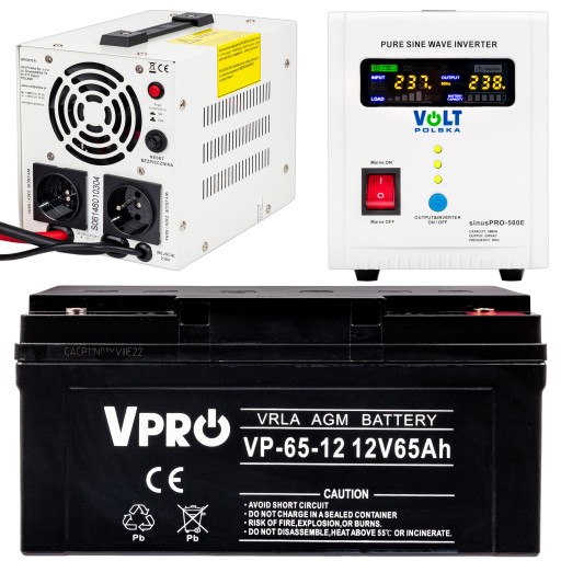 Джерело безперебійного живлення ups sinus converter 500e 65ah