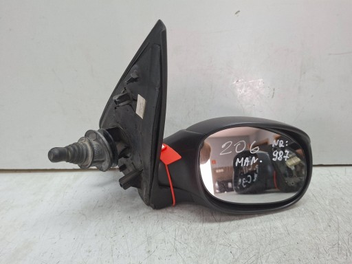 mirror right manually PEUGEOT 206 1998